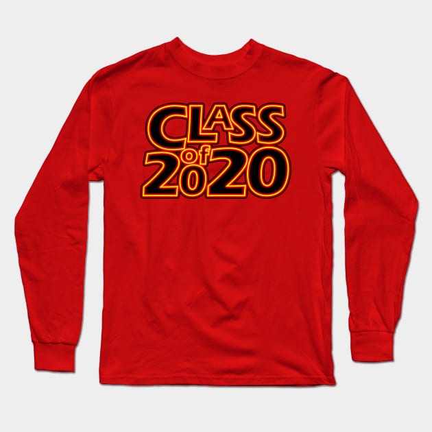 Grad Class of 2020 Long Sleeve T-Shirt by gkillerb